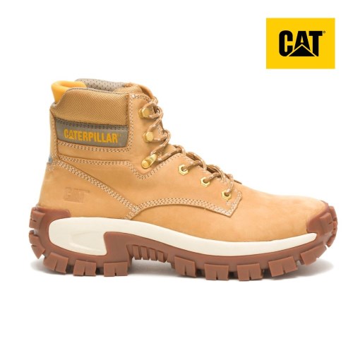 Pánské Pracovní Boty Caterpillar Invader Hi Steel Toe Hnědé (CZ-9XPN)